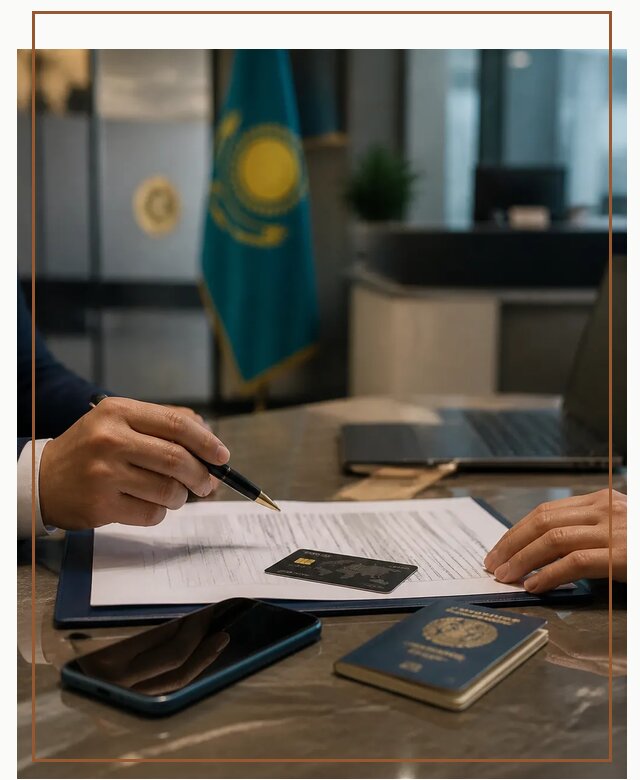Открытие счета и банковской карты в Казахстане в Орске